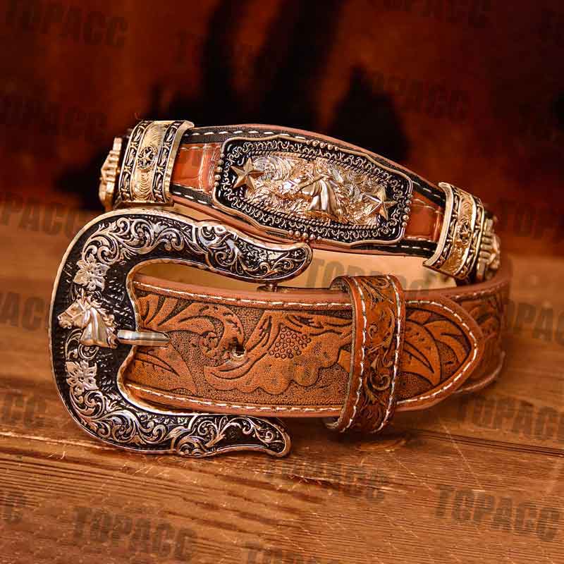 Topacc Western Super Concho Horse Country Belts