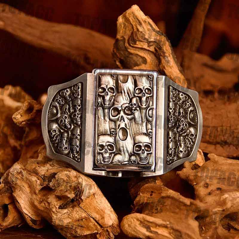 TOPACC Skull Glowing buckle#2