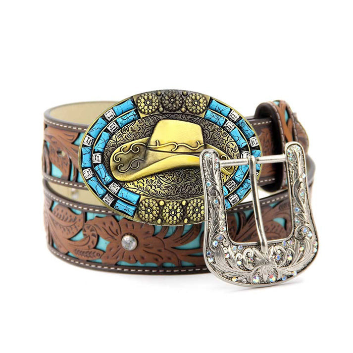 Western Cowboy Belts For Sale Genuine Leather Cowboy Belt