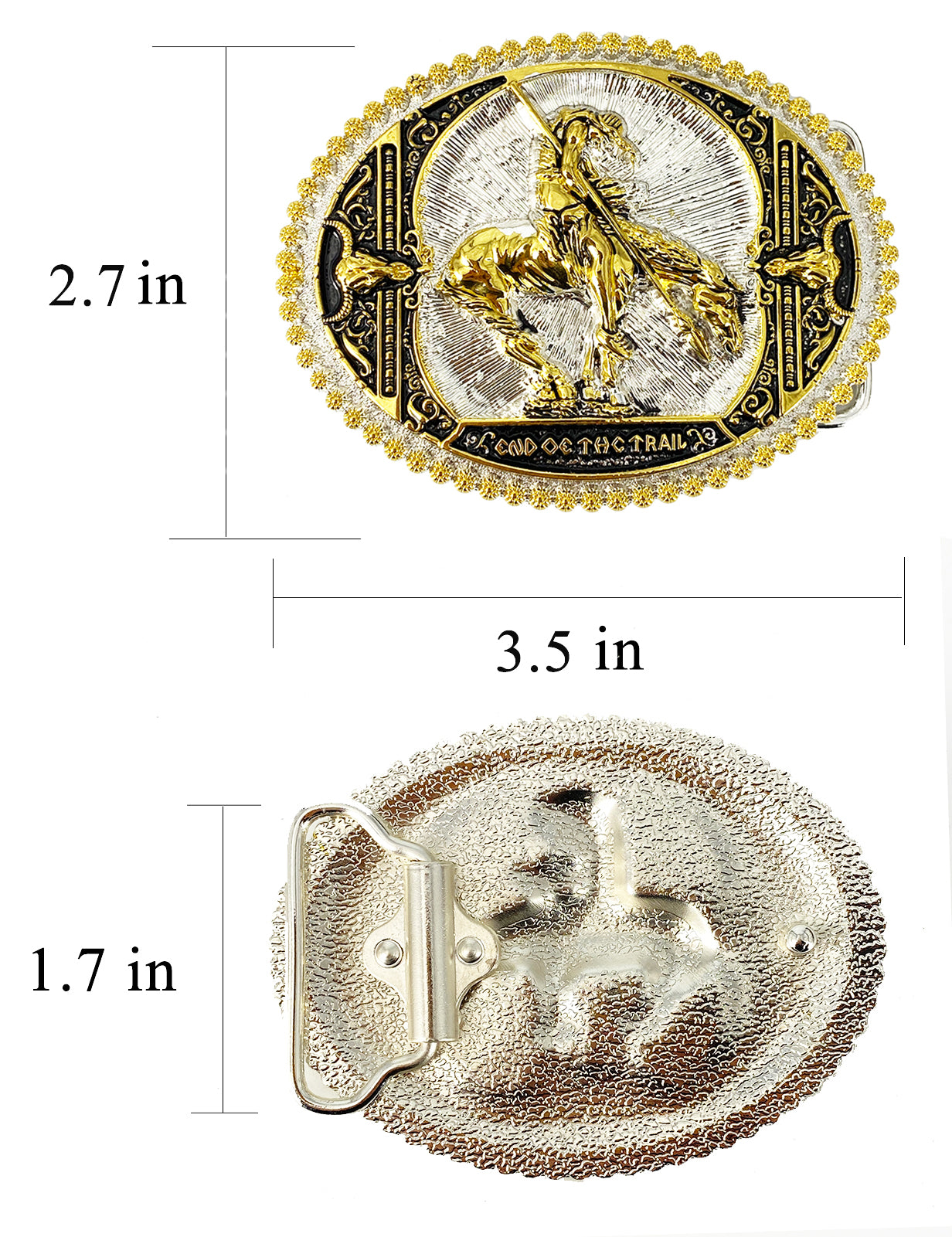 TOPACC Southwest Collection Attitude Western Belt Buckle