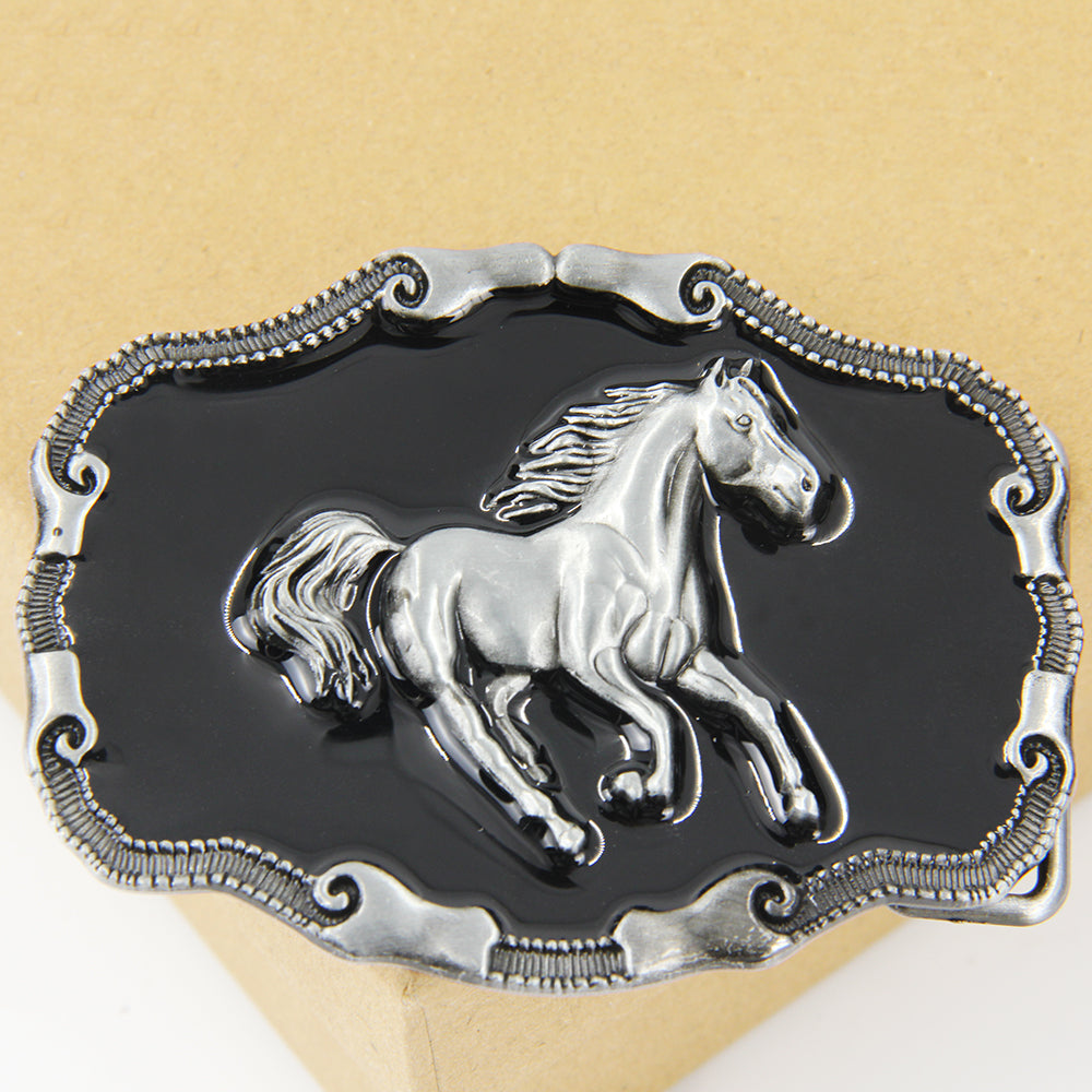 Fivela de cinto de corrida TOPACC Horse Western Cowboy Rodeo