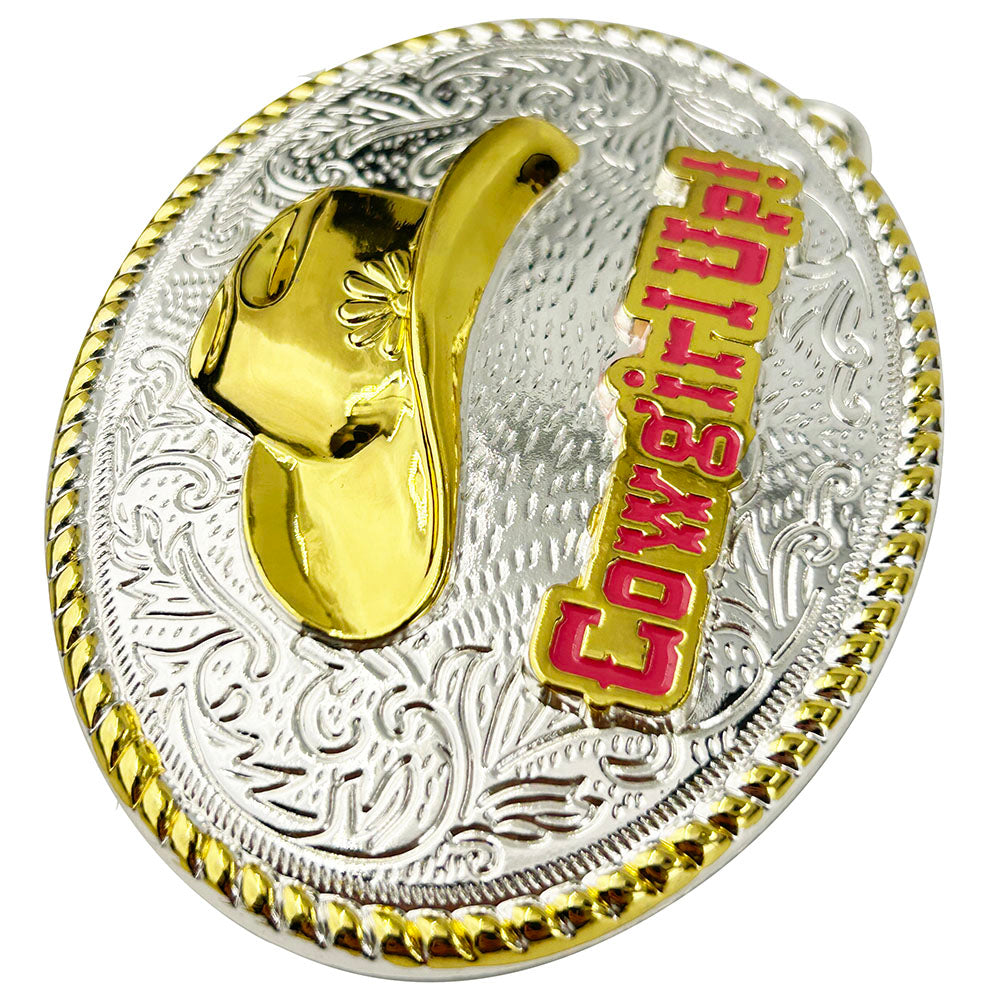 TOPACC Western Cowgirl Cowboy Hat Belt Buckle