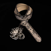 31in-33in TOPACC 50% Off - Skull-embossed leather belt
