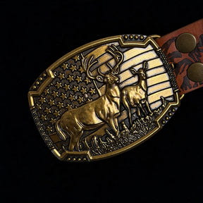 31in-35in TOPACC 50% Off - Brown printed belt