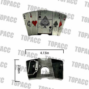 Fivela brilhante TOPACC Western Poker