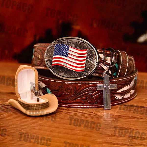 Custom Order: American Flag Money Clip or Belt Buckle