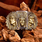 TOPACC Indians Glowing buckle