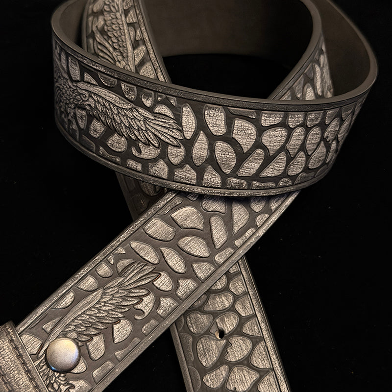 34in-36in-TOPACC 50% Off - Men's Punk-Style Eagle Belt