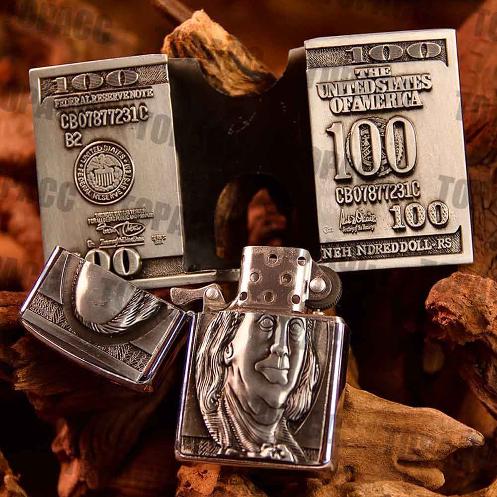 Franklin Dollar Lighter Belt Buckle