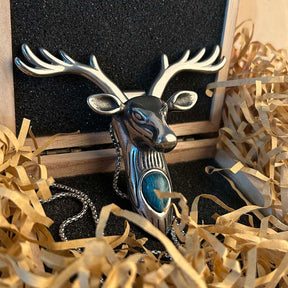 Deer Skull Necklace Buckle