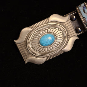 34in-36in-TOPACC 50% Off - Turquoise Buckle Belt