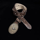 31in-35in TOPACC 50% Off - Openwork Embossed Leather Belt
