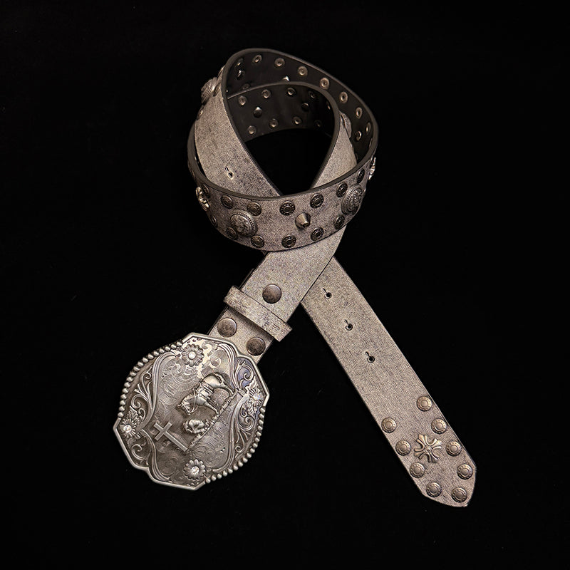 31in-33in-TOPACC 50% Off - Punk Cowboy Belt