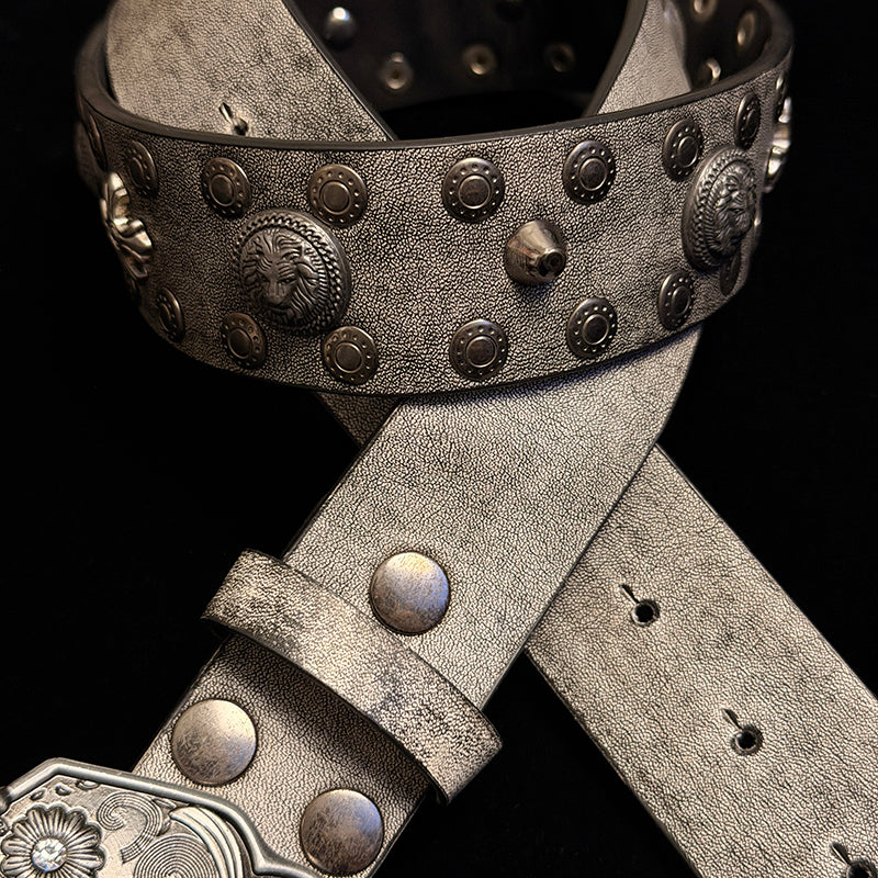 31in-33in-TOPACC 50% Off - Punk Cowboy Belt