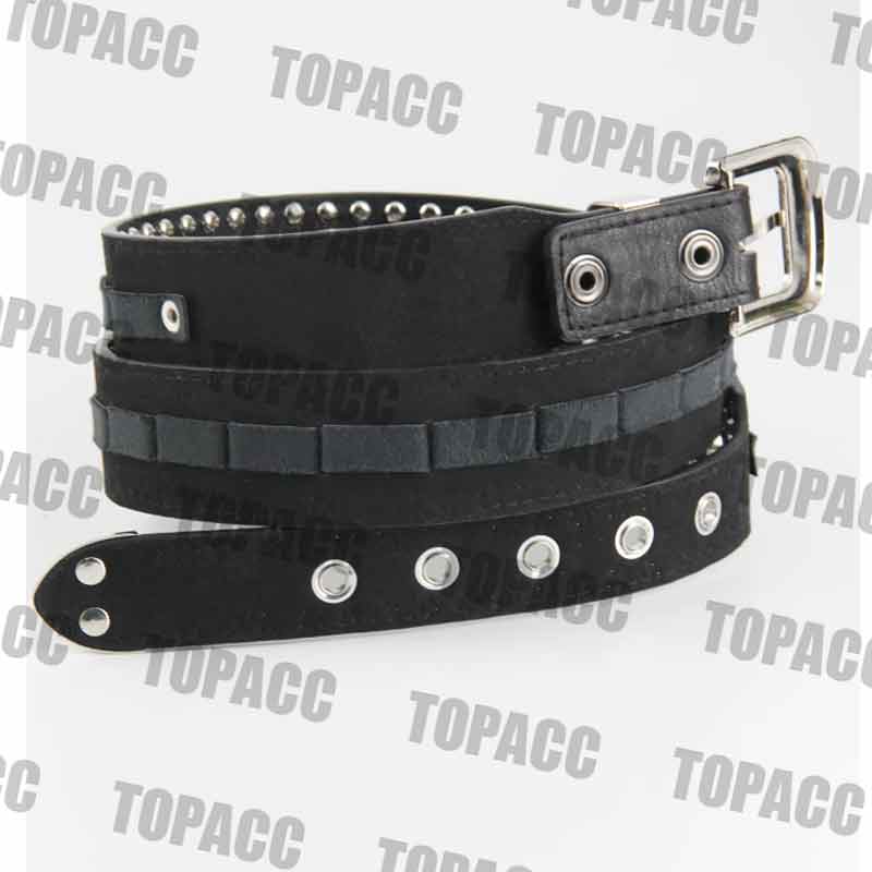 TOPACC Western Super Concho Rivet Belts for Men Women Cowboy Cowgirl Country