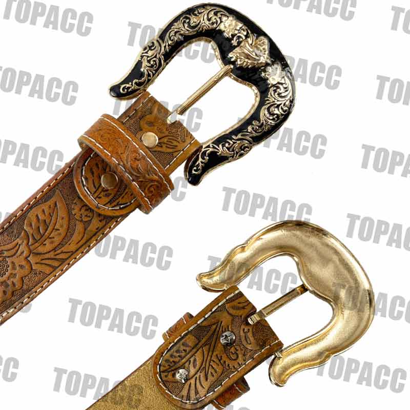 TOPACC Western Super Concho Horse Country Belts Genuine Leather