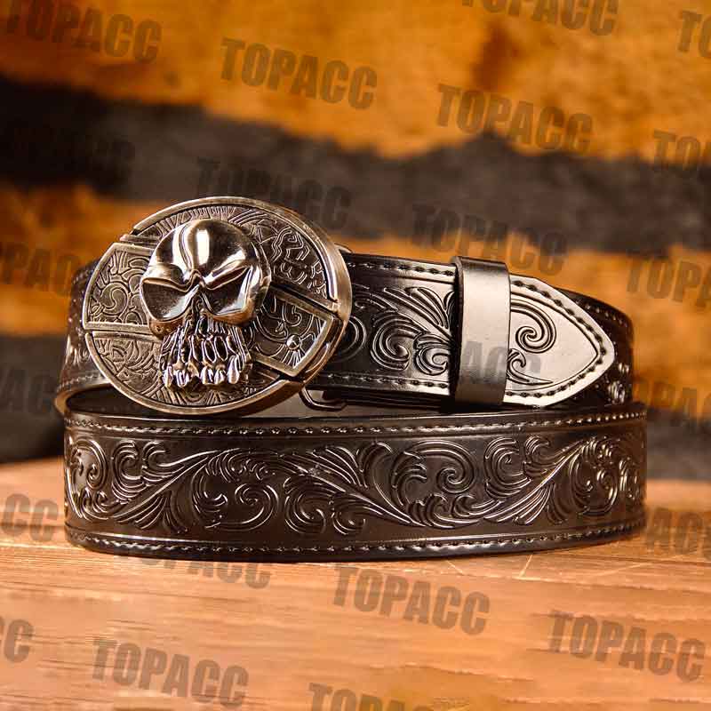 TOPACC Western Metal Concho Belt for Women Cowgirl Chain Belts for Dresses  Jeans Country Concert Outfit