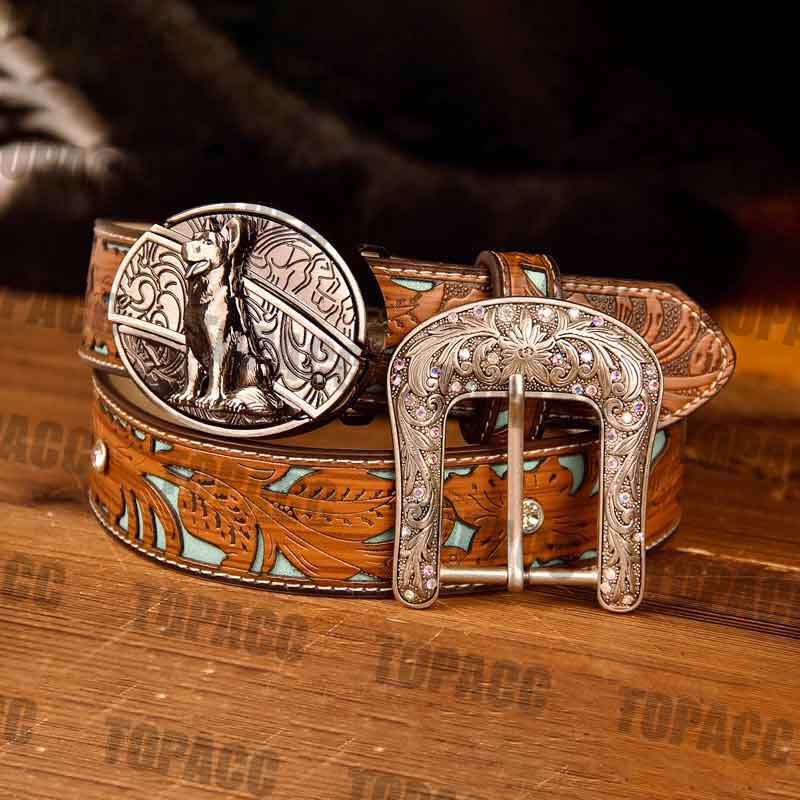 Womens western belt sale buckles