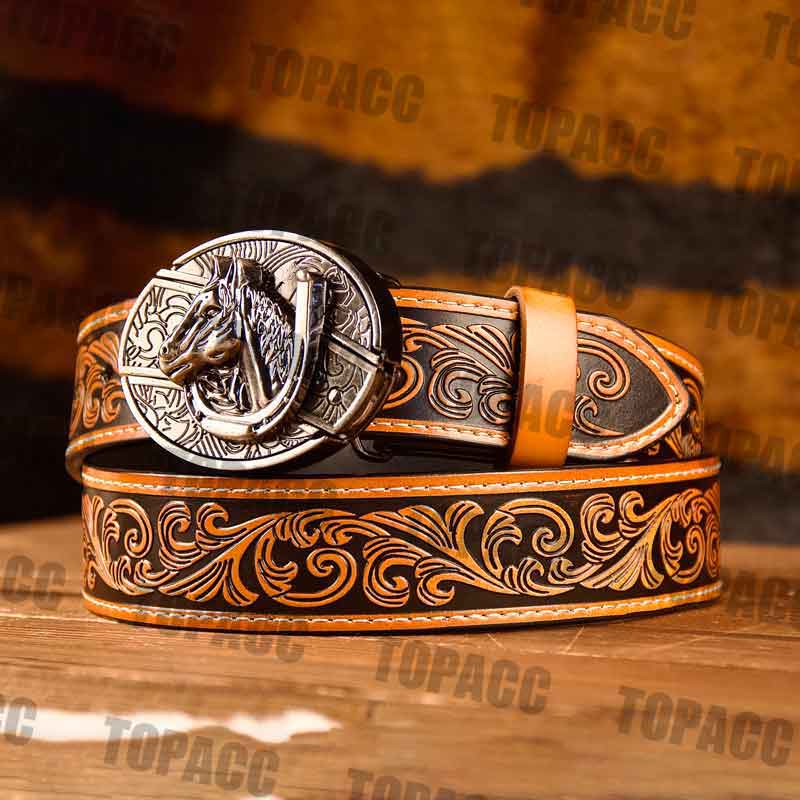 Genuine leather best sale belt