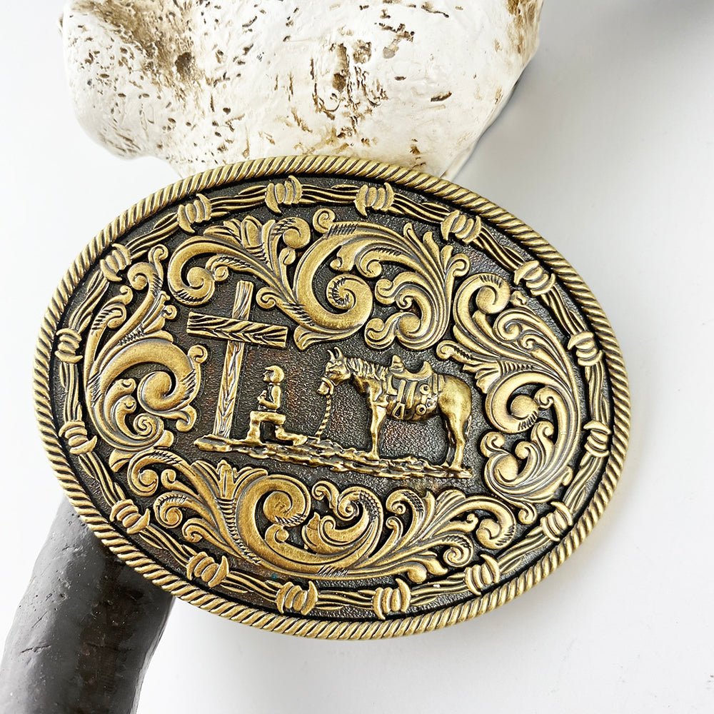 Customised Western Cowboy Cowgirl Belt Buckle Wholesale Custom Silver Gold Belt  Buckle - China Belt Buckle and Buckle price