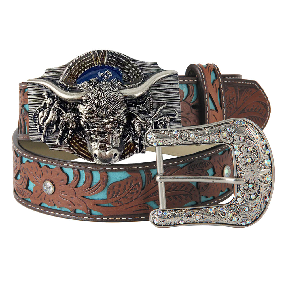 TOPACC Concho Belts for Women Western Metal Cowgirl Bronze Country Concert  Longhorn Chain Belt for Dresses Jean Rodeo Outfit - Yahoo Shopping
