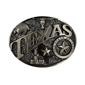 TOPACC Texas Longhorn Bull Buckle Bronze/Copper